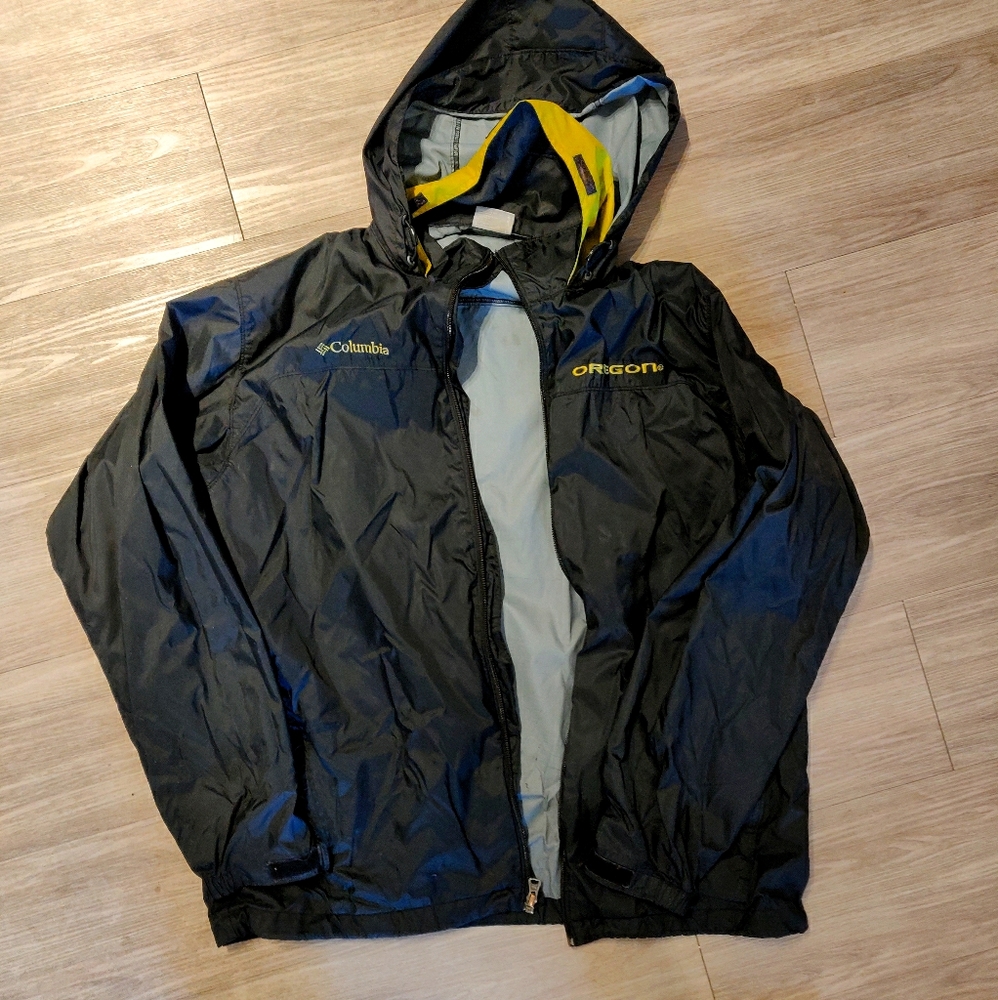 Oregon Ducks Columbia Rain Jacket